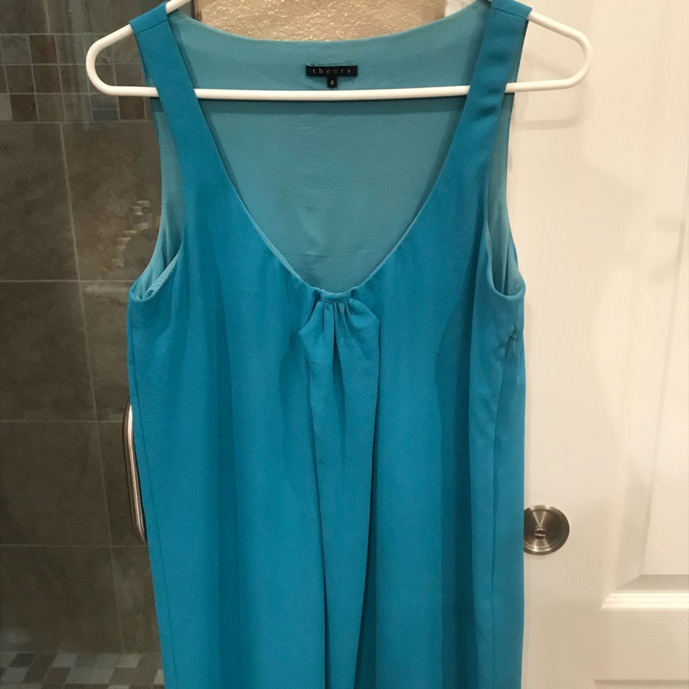 Theory teal dress size 8